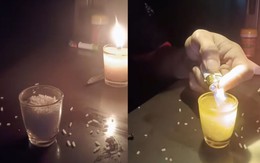 Người đàn ông chia sẻ cách làm đèn cấp tốc cực đơn giản mùa mưa bão