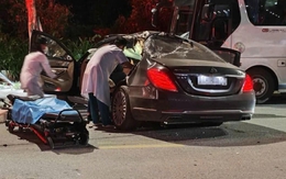 Vụ xe Mercedes Maybach tông vào xe khách: Người đàn ông ngồi ghế sau trong xe sang tử vong