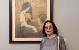 Chuyện người chinh phụ qua tranh lụa của họa sĩ Ngọc Mai