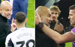 Pep Guardiola cãi nhau khắp sân sau thất bại của Man City