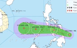 Biển Đông sắp đón áp thấp nhiệt đới, có thể thành bão số 15 và ảnh hưởng đến Nam Trung Bộ