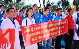 Đồng Nai cử gần 300 nhân viên y tế, tình nguyện viên đến Đắk Lắk hỗ trợ người dân khắc phục bão lũ