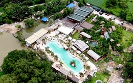 Phường Bình Trưng cưỡng chế tháo dỡ cụm cà phê, nhà hàng xây dựng không phép