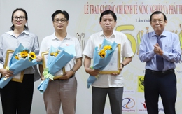 Tuổi Trẻ đoạt giải nhất Giải báo chí kinh tế nông nghiệp và phát triển nông thôn