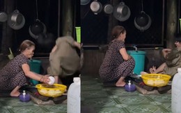 Cháu gái quay Vlog giúp bà rửa chén và cái kết