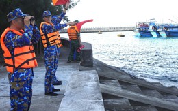 Hơn 300 tàu cá được hướng dẫn vào đặc khu Trường Sa trú bão Kalmaegi