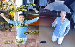 Thanh niên kêu trời vì sáng vừa dọn nhà sạch sẽ, chiều lũ lại về