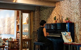 Quán cà phê được xây từ vỏ ốc ở Nha Trang