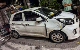 Truy tìm tài xế ô tô tông trúng nhiều xe rồi bỏ chạy