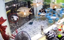 Chàng trai cụng đầu làm vỡ cửa kính cường lực quán trà sữa