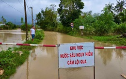 Mưa lớn làm ngập một số khu vực Phú Yên cũ