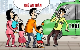 Tài xế taxi bớt một mối lo về trang bị ghế ngồi cho trẻ em