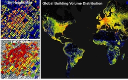 Công bố bản đồ 3D khổng lồ mô phỏng 2,75 tỉ tòa nhà trên toàn thế giới