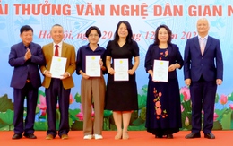 Giải thưởng Văn nghệ dân gian lại không có giải nhất