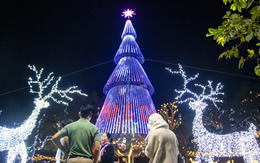 Nhà thờ Đà Nẵng rực sáng đón Giáng sinh, người dân nô nức check-in