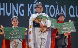 Cậu bé mồ côi cha giành quán quân cuộc thi Tỏa sáng thiên thần nhí