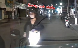 Vô tình va quẹt với ô tô, cô gái có pha xử lý đi thẳng vào trái tim tài xế