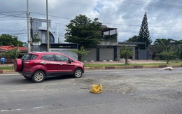 Đường tránh tây Buôn Ma Thuột mặt đường hư hỏng, dễ gây tai nạn