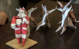 Hô biến giấy dó thành tuần lộc mùa xuân đón Giáng sinh