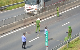 Thi thể người không còn nguyên vẹn trên cao tốc Vĩnh Hảo - Phan Thiết