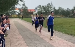 Nam sinh thi chạy với phương châm 'đường dài mới biết ngựa hay'