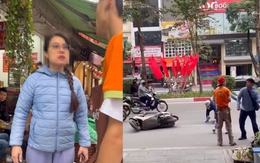 Xôn xao clip nhân viên bị khách hành hung vì bị nhắc nhở đậu xe