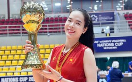 Ngắm nhan sắc của hoa khôi bóng chuyền được chọn cầm cờ cho Thể thao Việt Nam