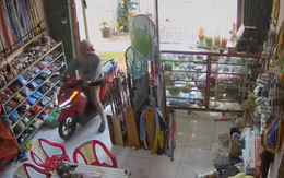 Gia chủ ngơ ngác với cô gái lạ bỗng dưng chạy xe vào nhà