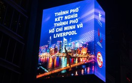 Saigon Marina IFC chiếu sáng đặc biệt chào mừng quan hệ Đối tác Chiến lược toàn diện Việt - Anh