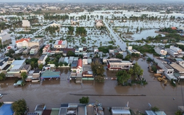 Sáng nay, lũ vẫn còn cô lập Hàm Thắng, Phú Long thuộc Bình Thuận cũ