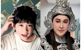 Cháu ngoại của Kim Tử Long đóng kịch