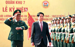 Chủ tịch nước Lương Cường dự kỷ niệm 80 năm thành lập Quân khu 7