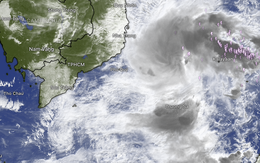 Khối mây dông lớn đang hướng vào Khánh Hòa - TP.HCM, Nam Trung Bộ mưa to, biển Nam Bộ sóng lớn