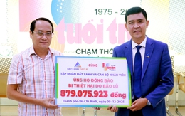 Tập đoàn Đất Xanh góp gần 880 triệu đồng, mong hỗ trợ tái thiết cuộc sống đồng bào miền Trung