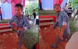 Cười sảng với thanh niên nhảy vũ điệu bơm xe trong đám cưới