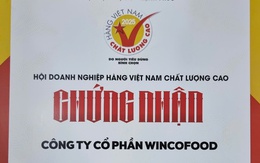 Wincofood nhận danh hiệu Hàng Việt Nam chất lượng cao 2025