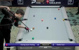 Dương Quốc Hoàng kết thúc trận đấu bằng siêu phẩm nhảy bi