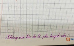 Ảnh vui 29-3: Giáo viên đề nghị 'phụ huynh không làm bài hộ'