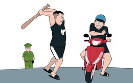 Hậu quả của việc lái xe bằng... gậy bóng chày