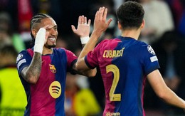 Raphinha đã 'cướp' trắng trợn bàn thắng của đồng đội