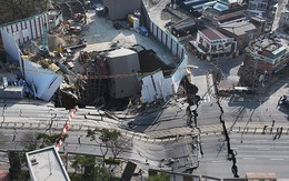 Sập công trường tàu điện ngầm ở Hàn Quốc, 1 công nhân mất tích, phải sơ tán cư dân