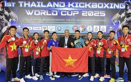 Việt Nam xuất sắc giành 5 HCV tại World Cup Kickboxing 2025