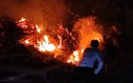 Cháy rừng ở Bình Liêu, Quảng Ninh nghi do đốt thực bì