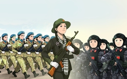 Các khối diễu binh nữ: Kiên nghị mà duyên dáng