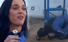 Quá nhớ Trái đất, Katy Perry hôn đất sau khi vào vũ trụ 11 phút