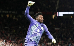 Fan cười đau ruột khi Onana của Man Utd ăn mừng... đến chuột rút