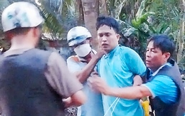 Hơn 4 giờ vây bắt nam thanh niên đánh người thân, rồi cầm dao cố thủ trong nhà