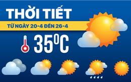 Dự báo thời tiết từ 20 đến 26-4: Nam Bộ bắt đầu có mưa chuyển mùa