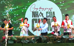 Đồng Tháp nhận và đặt tên 6 con sếu đầu đỏ tại Vườn quốc gia Tràm Chim