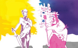 Chiến thần La Mã đối diện chiến thần la hét